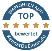 Top bewertet auf kennstDuEinen.de